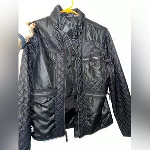 Michael Kors black utility jacket